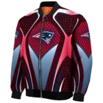 custom new england patriots mesh chest red crocs black bomber jacket best selling