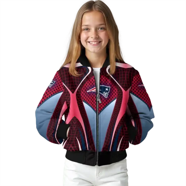custom new england patriots mesh chest red crocs black bomber jacket top rated