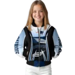 custom new england patriots mesh effect blue black bomber jacket best selling
