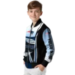 custom new england patriots mesh effect blue black bomber jacket best selling