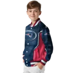 custom new england patriots power plate blue varsity jacket best selling