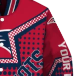 custom new england patriots star burst blue varsity jacket best selling