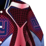 custom new york giants mesh chest red crocs black varsity jacket best selling