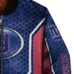 custom new york giants power plate blue bomber jacket best selling