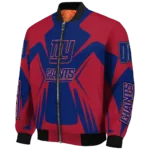 custom new york giants spider mark blue red crocs bomber jacket best selling