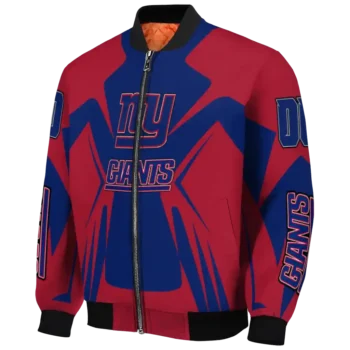 custom new york giants spider mark blue red crocs bomber jacket best selling