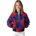 custom new york giants spider mark blue red crocs bomber jacket best selling