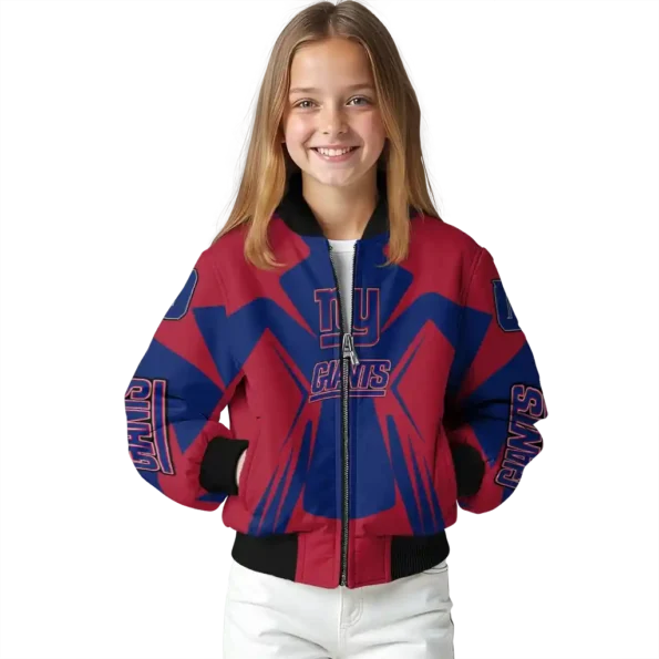 custom new york giants spider mark blue red crocs bomber jacket top rated