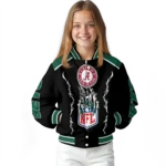 custom new york jets claw blood green black varsity jacket best selling