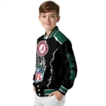 custom new york jets claw blood green black varsity jacket best selling