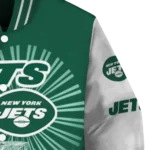 custom new york jets ferris arena green white varsity jacket best selling