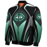 custom new york jets mesh chest black crocs black bomber jacket best selling