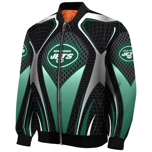 custom new york jets mesh chest black crocs black bomber jacket best selling