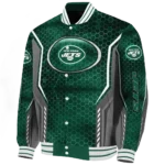 custom new york jets power plate green varsity jacket best selling