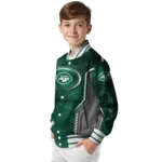 custom new york jets power plate green varsity jacket best selling