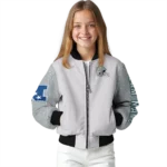 custom philadelphia eagles speckled arms green gray bomber jacket best selling