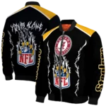 custom pittsburgh steelers claw blood gold black bomber jacket best selling