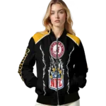 custom pittsburgh steelers claw blood gold black bomber jacket best selling