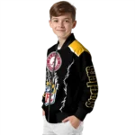 custom pittsburgh steelers claw blood gold black bomber jacket best selling