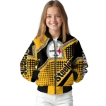 custom pittsburgh steelers star burst gold bomber jacket best selling