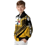 custom pittsburgh steelers star burst gold bomber jacket best selling