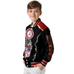 custom san francisco 49ers claw blood red black varsity jacket best selling