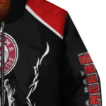custom tampa bay buccaneers claw blood red black bomber jacket best selling