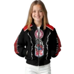 custom tampa bay buccaneers claw blood red black bomber jacket best selling