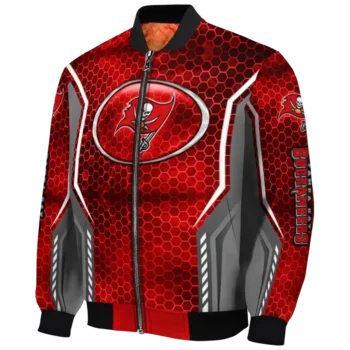 custom tampa bay buccaneers power plate red bomber jacket best selling