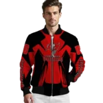 custom tampa bay buccaneers spider mark red black crocs bomber jacket best selling