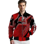 custom tampa bay buccaneers star burst red bomber jacket best selling
