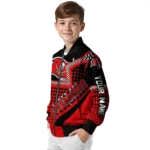 custom tampa bay buccaneers star burst red bomber jacket best selling