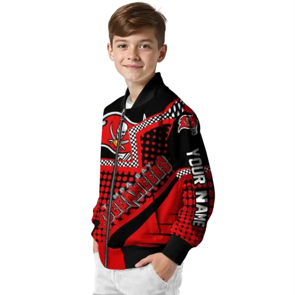 custom tampa bay buccaneers star burst red bomber jacket trendy