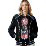 custom tennessee titans claw blood navy black varsity jacket best selling