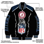 custom tennessee titans claw blood navy black varsity jacket best selling