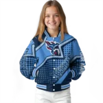 custom tennessee titans star burst navy varsity jacket best selling