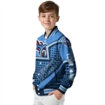 custom tennessee titans star burst navy varsity jacket best selling