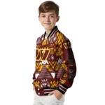 custom washington commanders pyramid shapes burgundy varsity jacket best selling