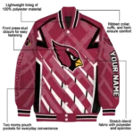customized arizona cardinals chevron angles red varsity jacket best selling.webp