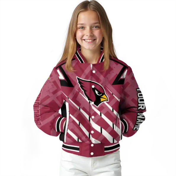 customized arizona cardinals chevron angles red varsity jacket top rated.webp