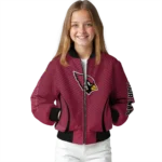 customized arizona cardinals chevron arrow red bomber jacket best selling