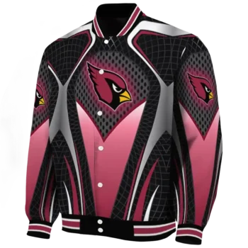 customized arizona cardinals mesh chest black crocs black varsity jacket best selling.webp