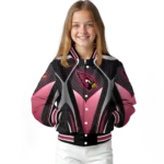 customized arizona cardinals mesh chest black crocs black varsity jacket best selling.webp