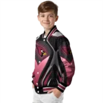 customized arizona cardinals mesh chest black crocs black varsity jacket best selling.webp