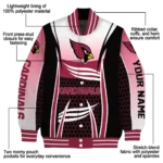 customized arizona cardinals mesh effect red black varsity jacket best selling.webp