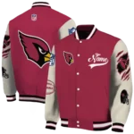 customized arizona cardinals razorback outline red nude varsity jacket best selling.webp