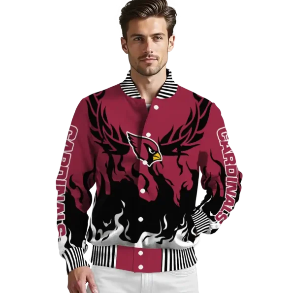 customized arizona cardinals winged blaze red white varsity jacket high quality.webp