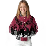 customized arizona cardinals winged blaze red white varsity jacket best selling.webp