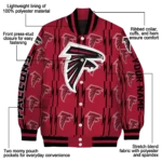 customized atlanta falcons bolt stripe red varsity jacket best selling.webp