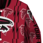 customized atlanta falcons bolt stripe red varsity jacket best selling.webp